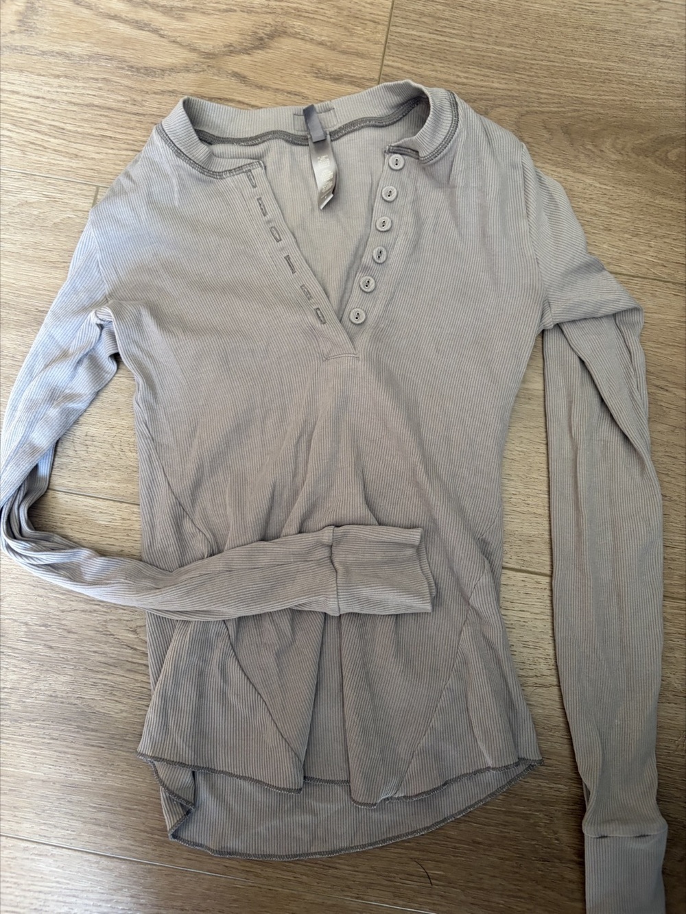 Skims Henley top grey
